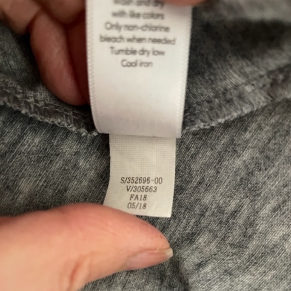 Athleta Industry Turtleneck Dress Heathered Gray Midi Maxi EUC - Picture 7 of 12